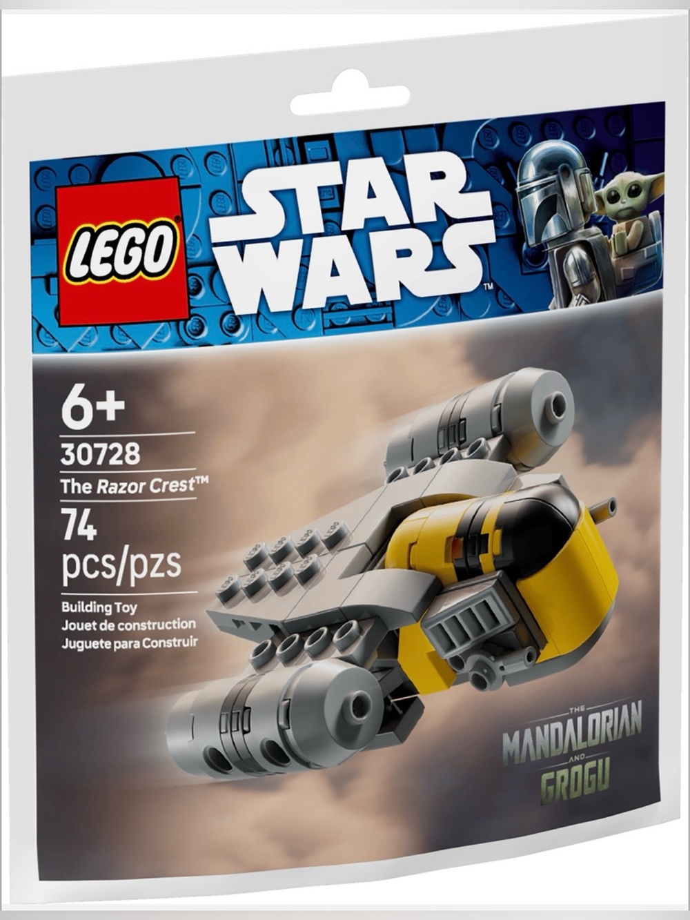New Star Wars LEGO 30728 The Razor Crest The Mandalorian and Grogu Paper Bag